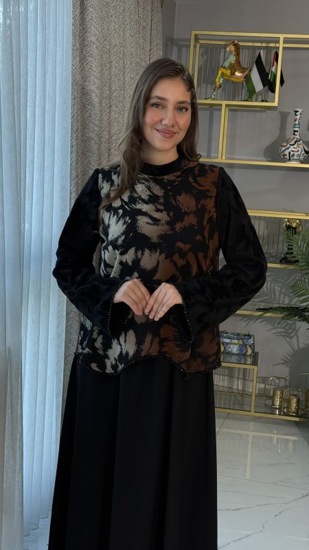 فستان المخمل "الملكي" | Royal Velvet Dress CODE1391